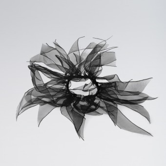 Black Windmill Scrunchie