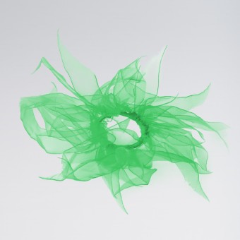 Green Windmill Scrunchie
