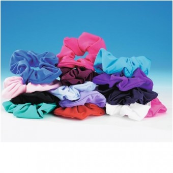 1st Position Single Scrunchie (Nylon/Elastane) Flo Pink