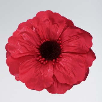 Red Poppy Clip