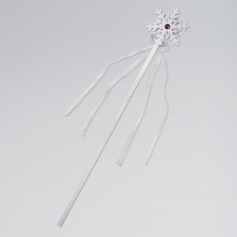 Snowflake Wand White