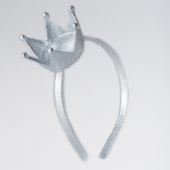 Silver Crown Headband