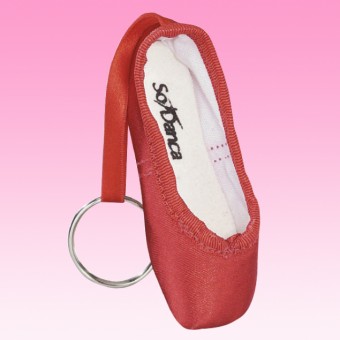 Red Pointe Shoe Keyring