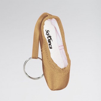 Gold Pointe Shoe Keyring