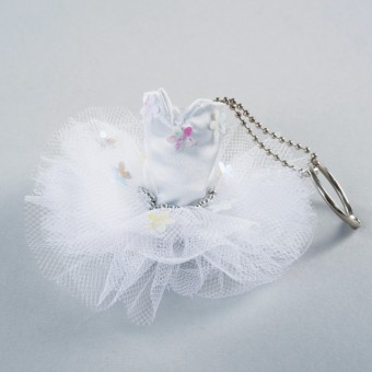 Katz Tutu Keyring White