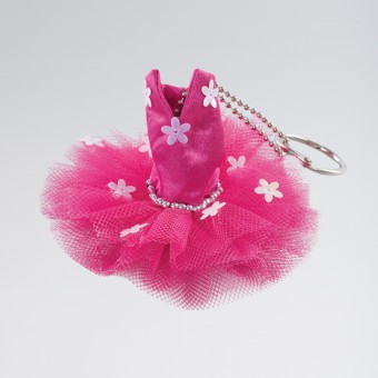 Katz Tutu Keyring Fuchsia