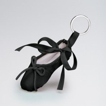 Katz Pointe Shoe Keyring Black