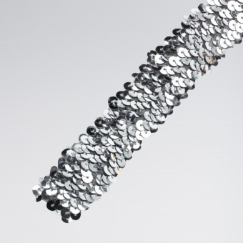 Silver Sequin Headband