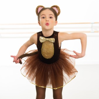 Monkey Kit Ears and Tail Brown