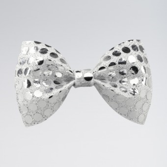 Mirrorspot Bow Tie (Silver)