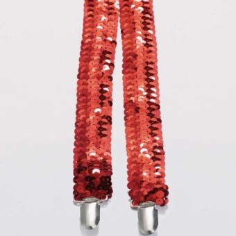 Red Sequin Braces