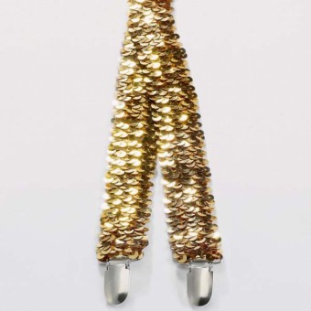 Gold Sequin Braces