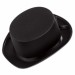 Satin Look Top Hat Black
