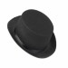 Sombrero de copa negro