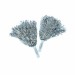 Silver Tinsel Pom Pom
