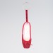 So Danca Mini Pointe Shoe Glitter Keyring Red Glitter