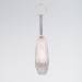 So Danca Mini Pointe Shoe Glitter Keyring Silver Glitter