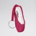 Burgundy Pointe Shoe Keyring