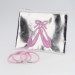 Silver Ballet Shoes Purse with Ponios