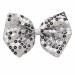 Silver Sequin Bow Tie