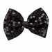 Black Sequin Bow Tie