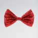 Glitter Bow Tie Red