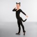 Fur Cat Tail - Black with White Tip